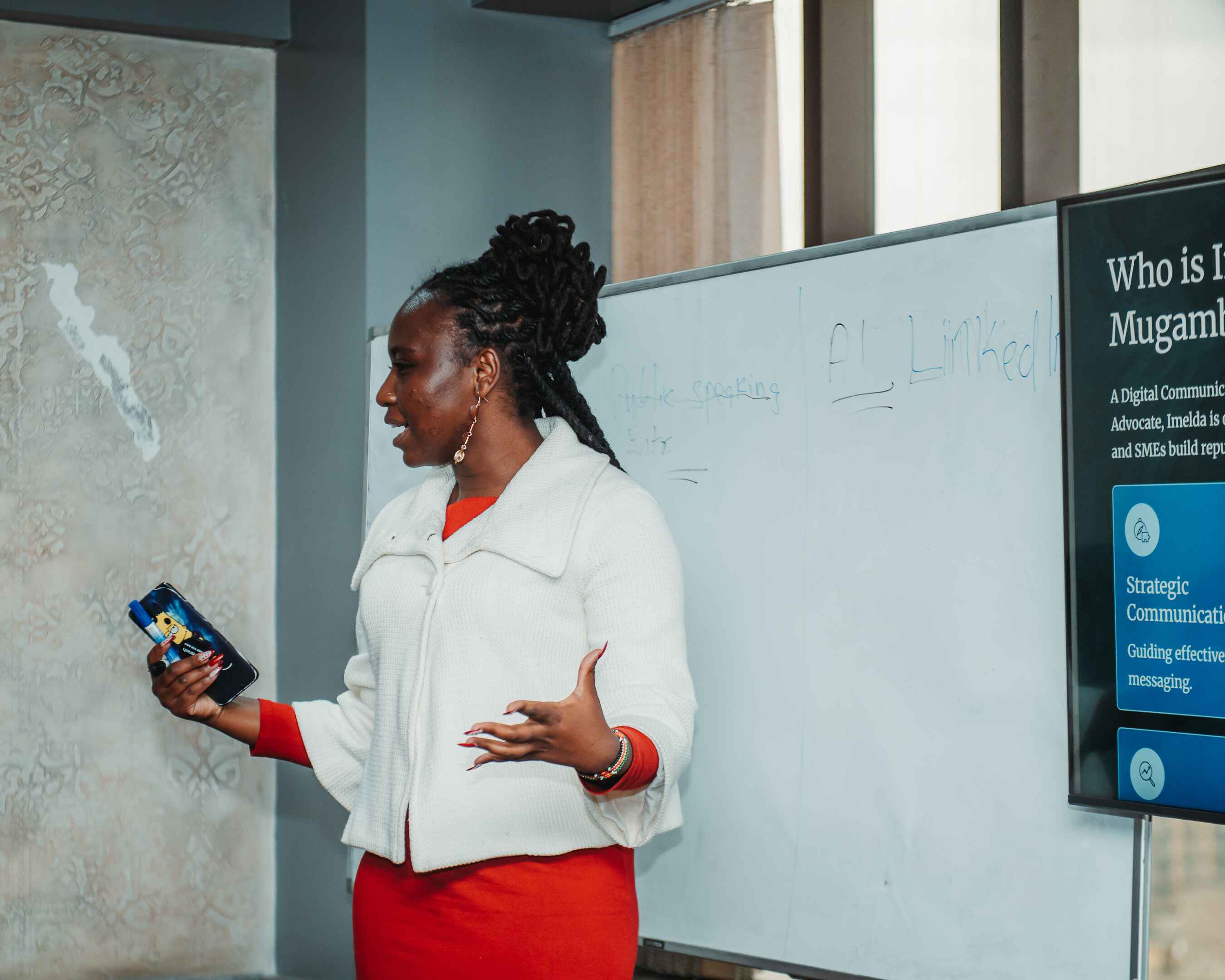 Imelda teaching Personal Branding